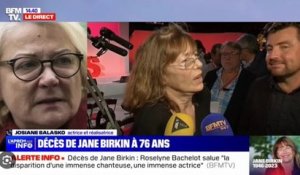 Josiane Balasko rendre hommage à Jane Birkin