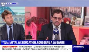 Remaniement: Gabriel Attal remplace Pap Ndiaye à l'Éducation nationale, Aurélien Rousseau succède à François Braun à la Santé (info BFMTV)