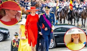 Fête nationale Belge : l'émotion de la princesse Elisabeth devant le défilé militaire du clan royale