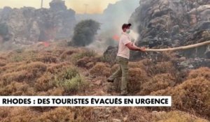 Rhodes : des touristes évacués en urgence
