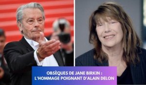 Obsèques de Jane Birkin : L'hommage poignant de son ami, Alain Delon