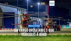 Cargo en feu au large des Pays-Bas : au moins un mort et plusieurs blessés