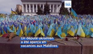 Ukraine : le président Zelensky dénonce la "trahison" d'un député parti en vacances aux Maldives