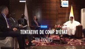 Tentative de coup d'Etat au Niger, le président Mohamed Bazoum retenu