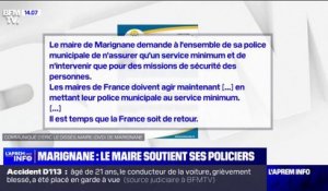 À Marignane, le maire soutient le mouvement de protestation des policiers
