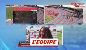 Samba-Mayela : «Je suis contente d'être enfin passée sous les 70» - Athlétisme - Ch. de France