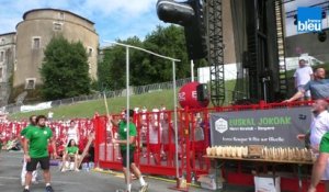 Force basque aux Fêtes de Bayonne avec l'Euskal Erkula