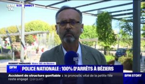 Robert Ménard, Maire (SE) de Béziers sur le mouvement des policiers nationaux: "Je le soutiens, mais ça me complique la vie"
