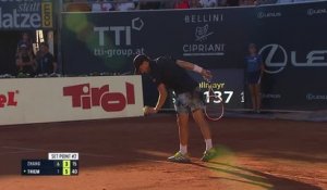 Kitzbühel - Thiem malgré une panne de réveil