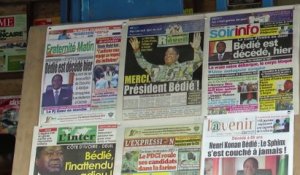 Henri Konan Bédié dans les journaux ivoiriens, au lendemain de son décès