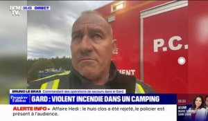 800 personnes évacuées d'un camping à cause d'un violent incendie dans le Gard