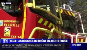 Incendies: les Bouches-du-Rhône en alerte rouge