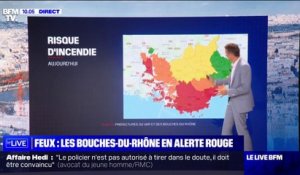 Incendies: les Bouches-du-Rhône en alerte rouge