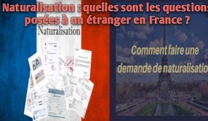 Naturalisation : quelles sont les questions posées à un étranger en France ?