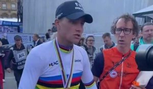 Championnats du Monde 2023 - Glasgow - Mathieu van der Poel : "C'était le succès qui manquait à ma carrière et je pense que c'est ma plus grande victoire sur route"