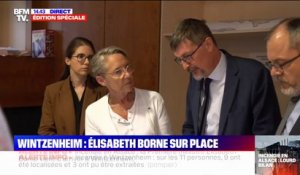 Incendie dans un gîte à Wintzenheim: Élisabeth Borne est arrivée à la préfecture du Haut-Rhin