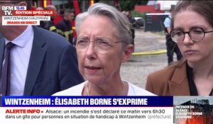 Incendie à Wintzenheim: Elisabeth Borne apporte "tout son soutien aux familles, aux victimes"