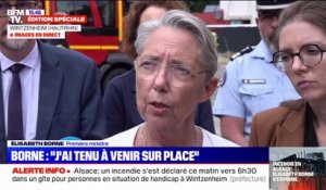 Incendie en Alsace: "On déplore 8 personnes décédées et 3 adultes sont portés disparus" annonce Élisabeth Borne