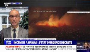 Hawaï: l'état d'urgence décrété pour faire face à d'importants incendies