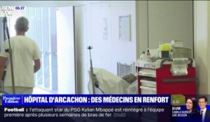 Face aux pénuries de soignants, l'hôpital d'Arcachon s'appuie sur les médecins généralistes qui consultent dans des préfabriqués