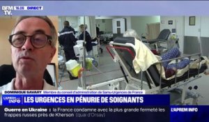 Hôpitaux en tension: "On ne peut pas laisser le système de santé, et les urgences en particulier, dans cet état pour nos patients", pour Dominique Savary (Samu-Urgences France)