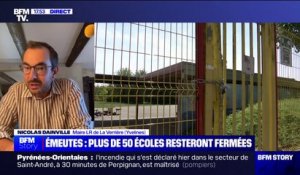 Écoles à reconstruire après les émeutes: "Les parents sont rassurés qu'on ait pu apporter une solution extrêmement qualitative dans un temps assez court", indique le maire de La Verrière (Yvelines)