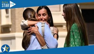 Letizia d’Espagne très émue  ses adieux touchants avec sa fille Leonor