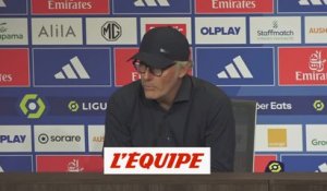 Blanc ne souhaite pas évoquer une « crise » - Foot - L1 - OL