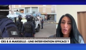 Hayat Atia, au sujet du déploiement de la CRS 8 à : «A Marseille vous avez des points de deal qui sont plus nombreux que des boulangeries»