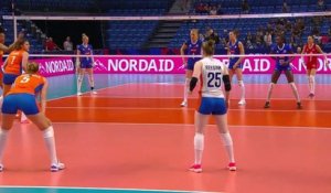 Le replay de Pays-Bas - France (set 3) - Volley - Euro (F)