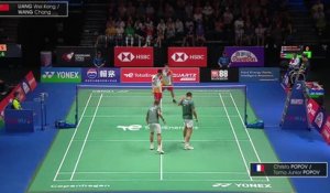 Le replay du double messieurs Popov/Popov - Badminton - Championnats du monde