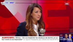 Pour Sabrina Agresti-Roubache, secrétaire d'État à la Ville, "Gérald Darmanin est l'un des remparts" à Marine Le Pen