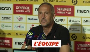 Hütter : «Un match assez fantastique» - Foot - L1 - Nantes
