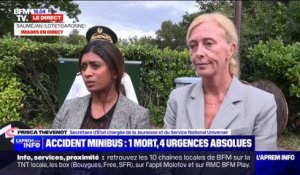 Accident d'un minibus de colonie de vacances: "Les encadrants sont sous le choc", affirme Prisca Thevenot, secrétaire d'État chargée de la Jeunesse