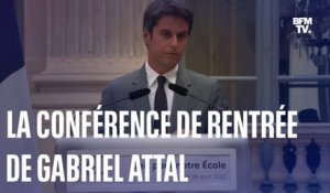 L'intégralité de la conférence de rentrée de Gabriel Attal