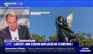 Aux Sables-d'Olonne, la statue de Saint-Michel déplacée de "quelques mètres" au nom de la laïcité