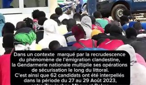 Émigration irrégulière : Plus de 60 candidats interpellés entre Dakar, Mbour et Ziguinchor