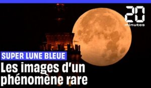 Une rare « super Lune bleue » visible dans la nuit #shorts