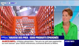 Inflation: le ministre de l'Économie, Bruno Le Maire, annonce que le prix de 5000 produits ne va pas augmenter ou va baisser