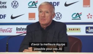Bleus - Deschamps sur Henry et les Espoirs : "Avoir la meilleure équipe possible pour ces JO"