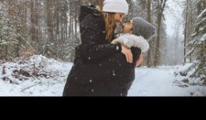 Ilona Smet a partagé une photo d’elle et de son amoureux Kamran lors d’une balade sous la neige