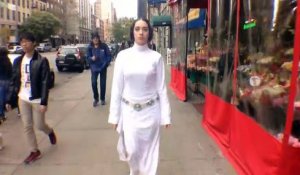 La princesse Leia marche 10 heures dans les rues de New York