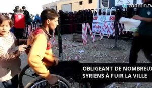 Des milliers de réfugiés aux portes de la Turquie