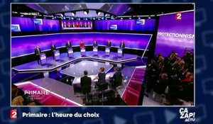 Arnaud Montebourg rembarre Léa Salamé lors du débat de la primaire du PS