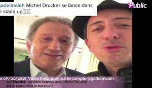 Exclu vidéo : Gad Elmaleh : sa vidéo humour avec Michel Drucker qui se lance dans le stand up !