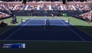 Alcaraz - Evans - Les temps forts du match - US Open