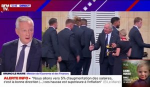 "Attendons la condamnation définitive": Bruno Le Maire réagit à la sélection Bastien Chalureau, condamné pour violences racistes, pour le Mondial de Rugby