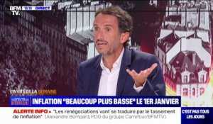 Inflation: "Les industriels n'ont pas joué le jeu de la renégociation", affirme Alexandre Bompard (PDG Carrefour)