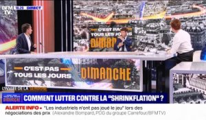 Shrinkflation: "On est dans le comble du cynisme", affirme Alexandre Bompard (PDG Carrefour)