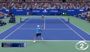 Avant son quart contre Zverev, Alcaraz a régalé les spectateurs !